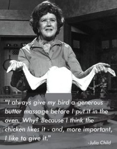 butter massage julia child meme