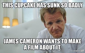 Gordon Ramsay meme - cupcake