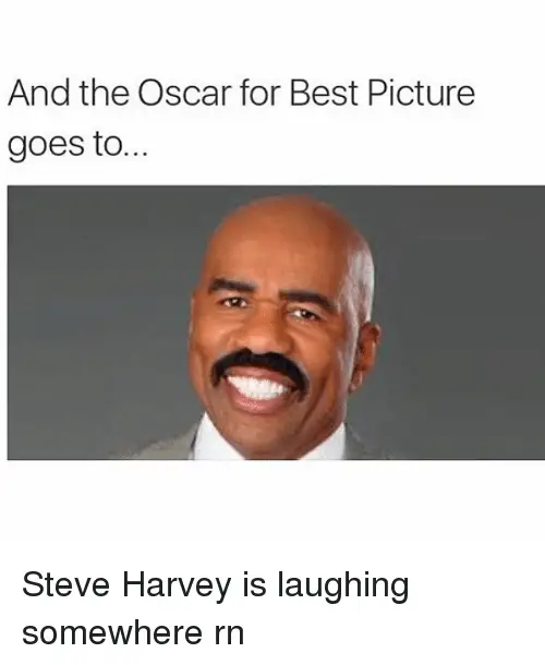 Steve Harvey meme - Oscar